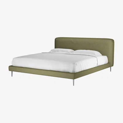 Sofa.com Lucy Super King Bed in Lichen Heathland Weave - sofa.com