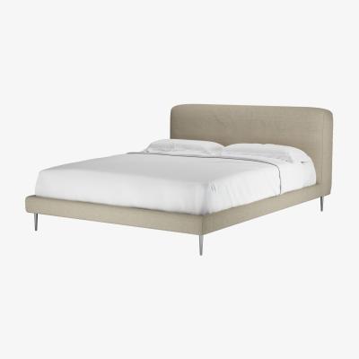 Sofa.com Lucy King Bed in Pampas Hygge Smart Linen