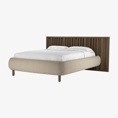 Sofa.com Florence King Bed in Pennine Stone Organic Smart Cotton