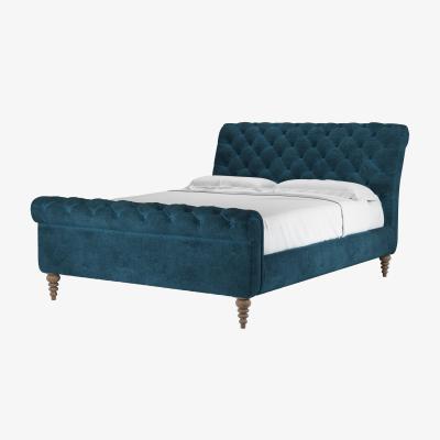 Sofa.com Knightsbridge King Bed in Mineral Mist Speckled Chenille