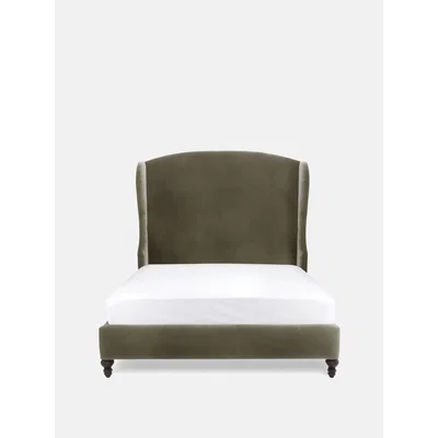 Soho Home Rivas Bed, King, Velvet Lichen