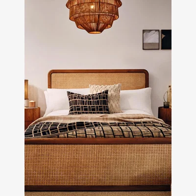 Soho Home Oscar Cane & Oak Bed King