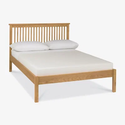 Teddy Beau Bentley Atlanta Low Foot Bedstead Oak Bed / King
