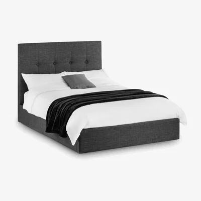 Teddy Beau Julian Bowen Sorrento Lift-Up Storage Bed / Slate Linen / King