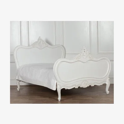 Teddy Beau Maison Reproductions French Chateau Painted Bed / White / King