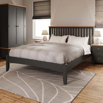 Woods Furniture Rutland Bedframe - Grey Rutland Bedframe King - Grey