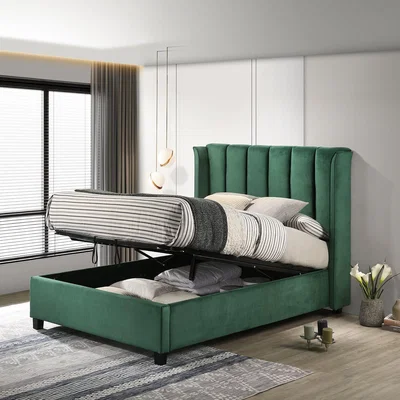 Woods Furniture Santana Ottoman King Size Bed - Green