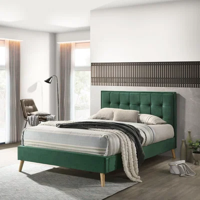 Woods Furniture Isabella King Size Bed - Green