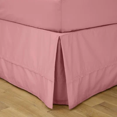 Dunelm Dorma Luxurious & Silky 500 Thread Count Cotton Sateen Valance Sheet