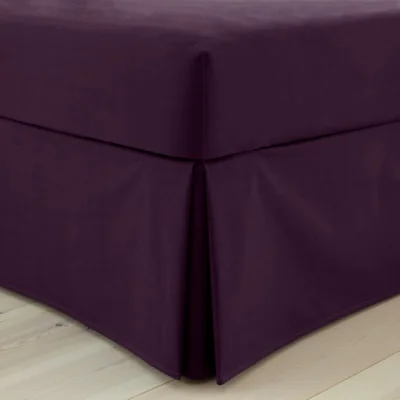 Dunelm Pure Cotton Valance Aubergine (Purple)