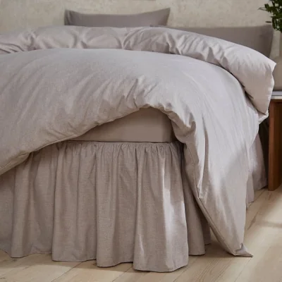 Dunelm Chambray Microfibre Valance