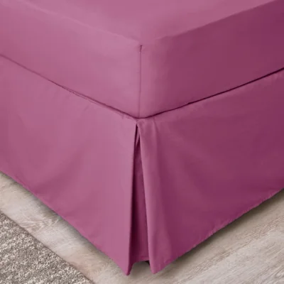 Dunelm Non Iron Plain Dye Valance Pink