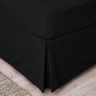 Dunelm Non Iron Plain Dye Valance Black