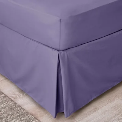 Dunelm Non Iron Plain Dye Valance Purple