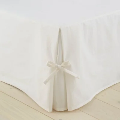 Dunelm Soft Washed Cotton Valance White