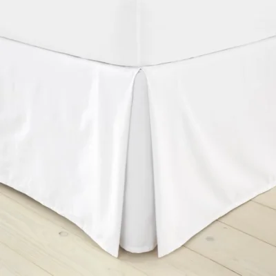 Dunelm Hotel T230 Cotton Sateen Valance White