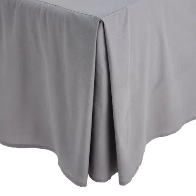Habitat Habitat Easycare Plain Grey Valance - Small double