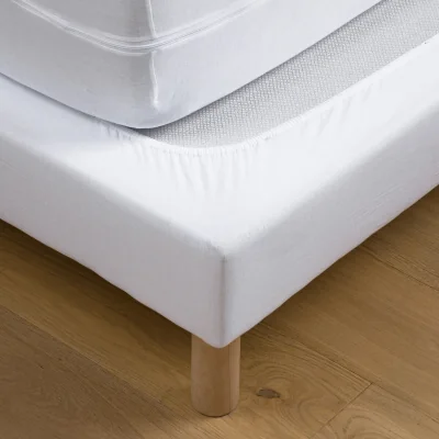 La Redoute Cotton Jersey Anti-Dust Mite Valance, Max. Height 25cm