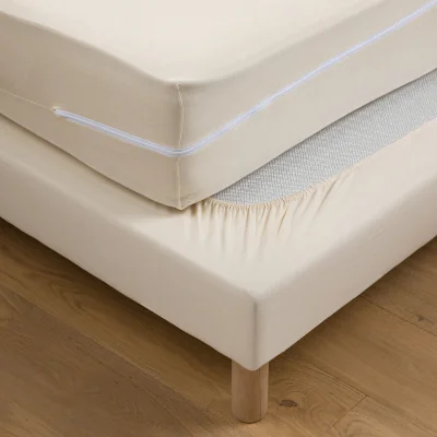 La Redoute Anti-Mite Cotton Jersey Protective Valance