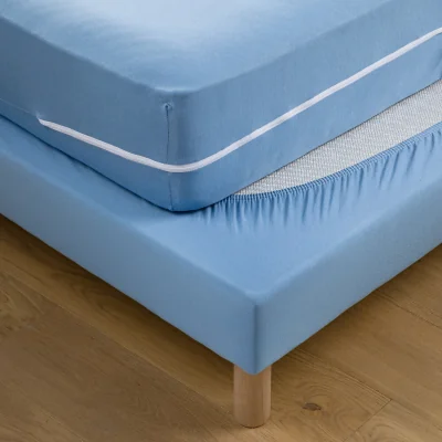 La Redoute Anti-Mite Cotton Jersey Protective Valance