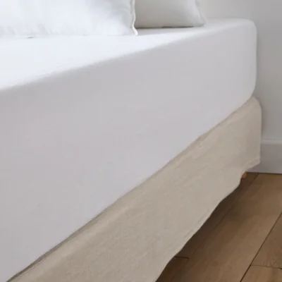 La Redoute Abella Short Plain Washed Linen Valance