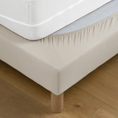 La Redoute Cotton Jersey Anti-Dust Mite Valance, Max. Height 25cm