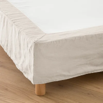 La Redoute Abella Short Plain Washed Linen Valance