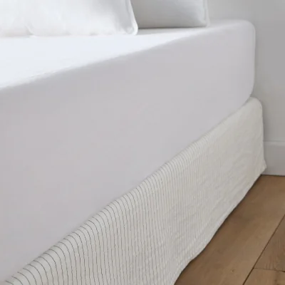 La Redoute Abella Washed Linen Valance Sheet