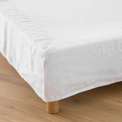 La Redoute Abella Short Plain Washed Linen Valance