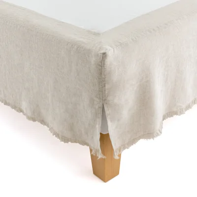 La Redoute Amourya Washed Linen/Cotton Valance
