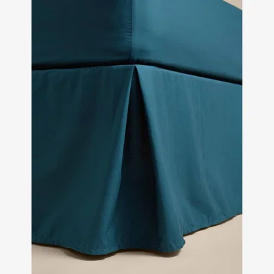 Marks & Spencer M&S Egyptian Cotton 230 Thread Count Base Valance Sheet Teal