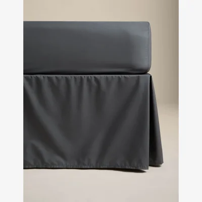 Marks & Spencer M&S Pure Egyptian Cotton Valance Sheet Charcoal