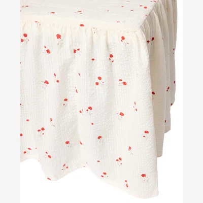 Nordic Nest Garbo&Friends Poppy Seersucker bed skirt 180x200x53 cm