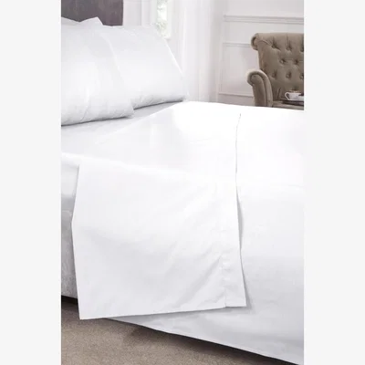 The Range Peracle Fitted Valance Sheet - White / King