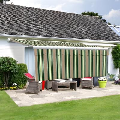The Range Multi Stripe Valance with 1m Dropdown - Multi Stripe