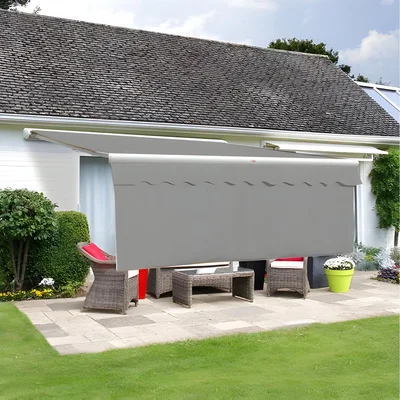 The Range Silver Valance with 1m Dropdown - Silver