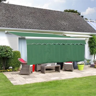 The Range Plain Green Valance with 1m Dropdown - Plain Green