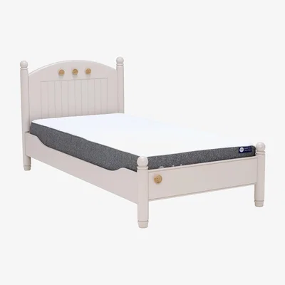 Barker and Stonehouse Buttons Single Bed, Neutral | Barker & Stonehouse