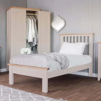 Chiltern Oak Furniture Chester Stone Painted Oak Single Bed Frame