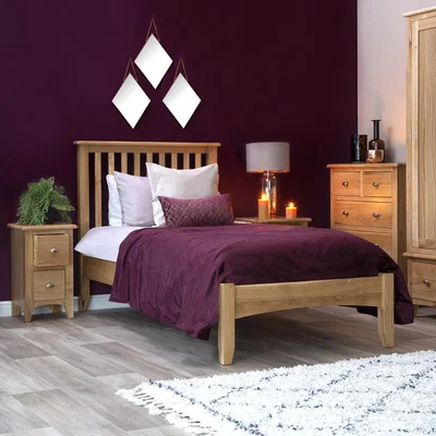 Chiltern Oak Furniture Gloucester Oak Single Bed Frame
