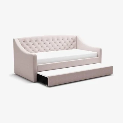 Cuckooland Aurora Upholstered Day Bed in Mink by Flair Furnishings