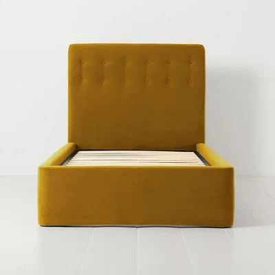 Cuckooland Swyft Bed 01 Mustard Velvet Bed in a Box - Single