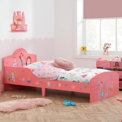 Dunelm Disney Princess Single Bed Pink