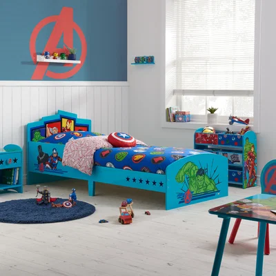 Dunelm Marvel Avengers Single Bed Blue