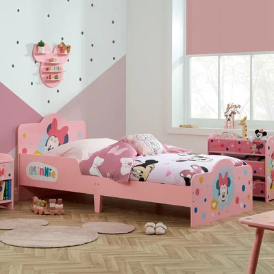 Dunelm Minnie Mouse Single Bed Pink