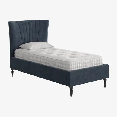 Furniture Village Narla Velvet Bed Frame - Single
