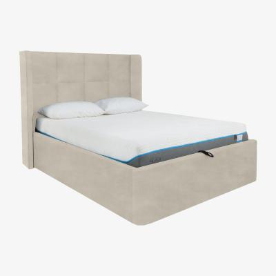 Furniture Village Shiva Ottoman Bed Frame - Super King - Beige