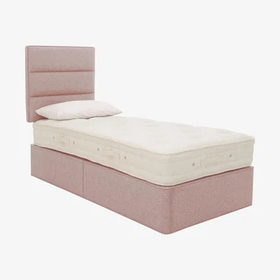 Furniture Village Hypnos - Bespoke Bliss Divan Set - Single - Pink