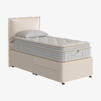 Furniture Village The Handmade Bed Company - Boutique 3000 Pillow Top Divan Set with 2 Drawers - Single