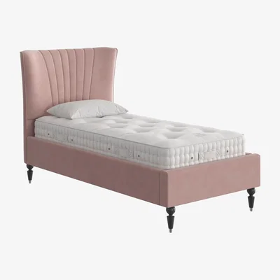 Furniture Village Narla Velvet Bed Frame - Single